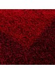 Tapis Shaggy pile longue designe bordure couleurs et tailles au choix