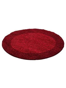 Tapis Shaggy pile longue designe bordure couleurs et tailles au choix